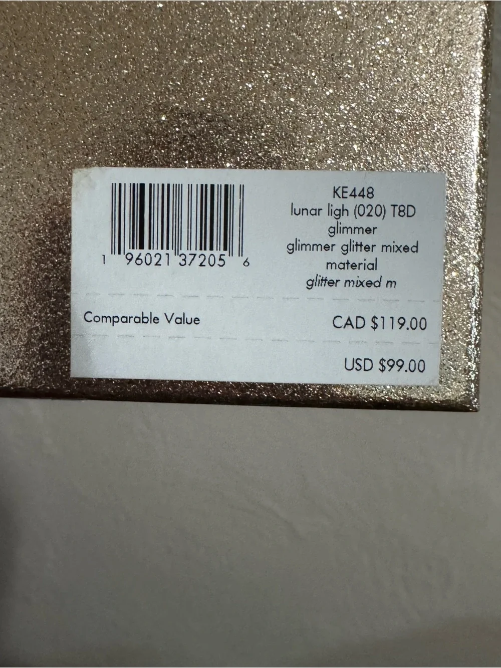 kate spade glitter exterior